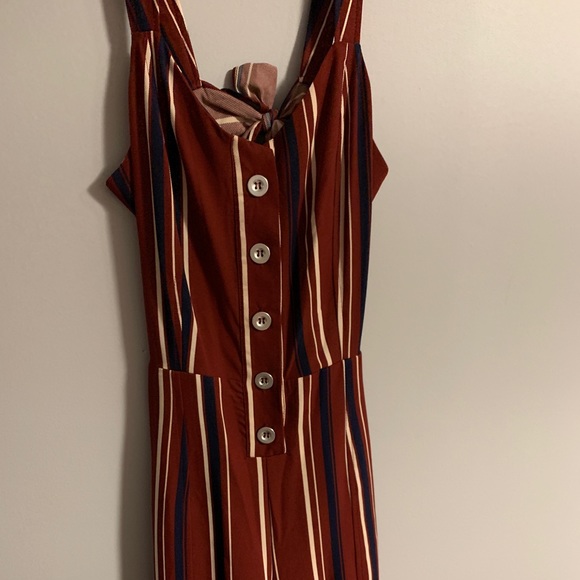 Striped jumper size small with tie back - Picture 2 of 4